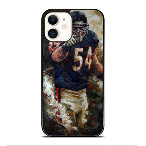ART BRIAN URLACHER CHICAGO BEARS iPhone 12 Case Cover