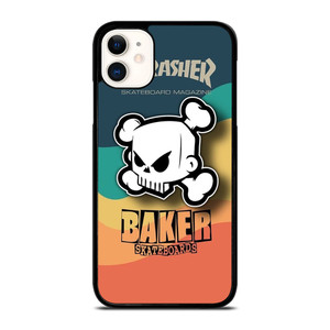 THRASHER SKATEBOARD MAGAZINE BAKER iPhone 11 Case Cover THRASHER SKATEBOARD MAGAZINE BAKER iPhone 11 Case Cover