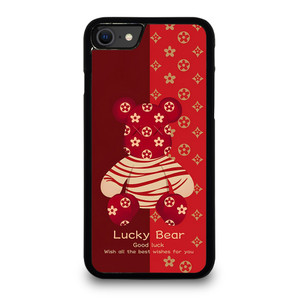 BEAR BRICK KAWS LUCKY RED iPhone SE 2020 Case Cover BEAR BRICK KAWS LUCKY RED iPhone SE 2020 Case Cover