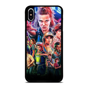 STRANGER THINGS CHARACTERS ART iPhone XS Max Case Cover
