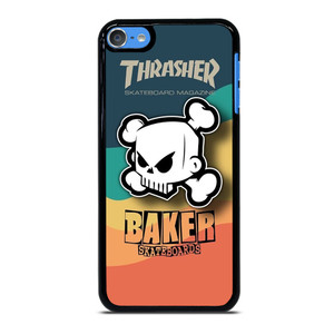 THRASHER SKATEBOARD MAGAZINE BAKER iPod Touch 7 Case THRASHER SKATEBOARD MAGAZINE BAKER iPod Touch 7 Case