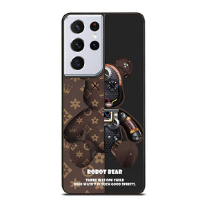BEAR BRICK KAWS ROBOT BROWN Samsung Galaxy S21 Ultra Case Cover BEAR BRICK KAWS ROBOT BROWN Samsung Galaxy S21 Ultra Case Cover