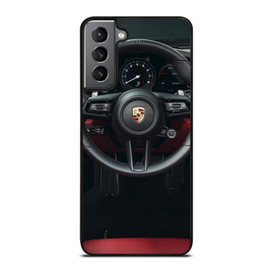 PORSCHE CAR STEERING LOGO Samsung Galaxy S21 Plus Case Cover