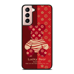 BEAR BRICK KAWS LUCKY RED Samsung Galaxy S21 Case Cover BEAR BRICK KAWS LUCKY RED Samsung Galaxy S21 Case Cover