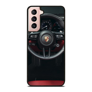 PORSCHE CAR STEERING LOGO Samsung Galaxy S21 Case Cover PORSCHE CAR STEERING LOGO Samsung Galaxy S21 Case Cover
