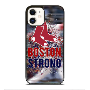BOSTON RED SOX  STRONG ART iPhone 12 Case Cover