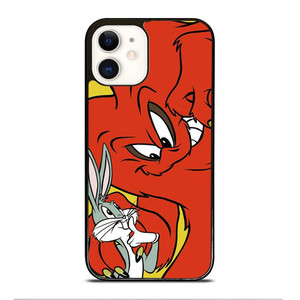 BUGS BUNNY AND GOSSAMER RED iPhone 12 Case Cover BUGS BUNNY AND GOSSAMER RED iPhone 12 Case Cover