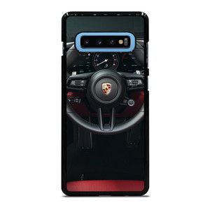 PORSCHE CAR STEERING LOGO Samsung Galaxy S10 Plus Case Cover