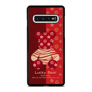 BEAR BRICK KAWS LUCKY RED Samsung Galaxy S10 Case Cover