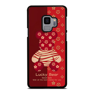 BEAR BRICK KAWS LUCKY RED Samsung Galaxy S9 Case Cover BEAR BRICK KAWS LUCKY RED Samsung Galaxy S9 Case Cover