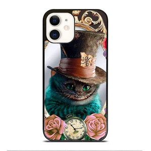 CHESHIRE CAT ALICE IN WONDERLAND CARTOON iPhone 12 Case Cover