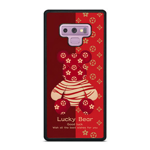 BEAR BRICK KAWS LUCKY REDBEAR BRICK KAWS LUCKY RED Samsung Galaxy Note 9 Case Cover