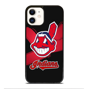 CLEVELAND INDIANS ART MLB iPhone 12 Case Cover CLEVELAND INDIANS ART MLB iPhone 12 Case Cover