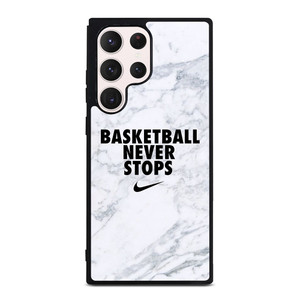 BASKETBALL NEVER STOPS MARBLE Samsung Galaxy S23 Ultra Case Cover BASKETBALL NEVER STOPS MARBLE Samsung Galaxy S23 Ultra Case Cover