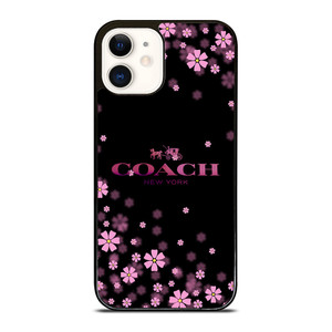 COACH FLOWERS PURPLE iPhone 12 Case Cover