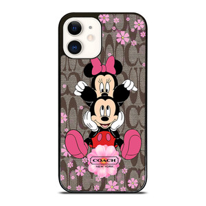 COACH MICKEY and MINNIE MOUSE iPhone 12 Case Cover COACH MICKEY and MINNIE MOUSE iPhone 12 Case Cover