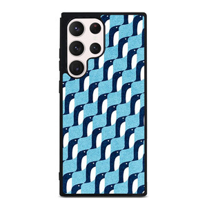 BLUE PENGUINS PATTERN Samsung Galaxy S23 Ultra Case Cover BLUE PENGUINS PATTERN Samsung Galaxy S23 Ultra Case Cover