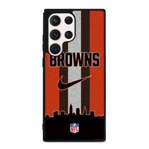CLEVELAND BROWNS NIKE STRIPE Samsung Galaxy S23 Ultra Case Cover