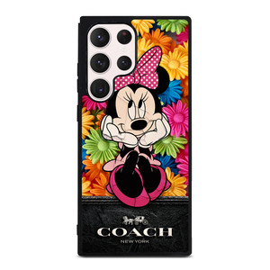 COACH MINNIE MOUSE FLOWER Samsung Galaxy S23 Ultra Case Cover COACH MINNIE MOUSE FLOWER Samsung Galaxy S23 Ultra Case Cover