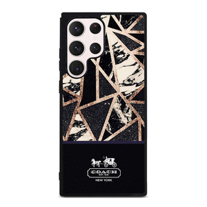 COACH NEW YORK GOLD BLACK TEXTURE Samsung Galaxy S23 Ultra Case Cover COACH NEW YORK GOLD BLACK TEXTURE Samsung Galaxy S23 Ultra Case Cover