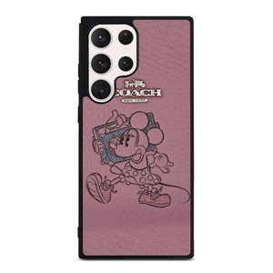 COACH NEW YORK PINK MICKEY MOUSE Samsung Galaxy S23 Ultra Case Cover COACH NEW YORK PINK MICKEY MOUSE Samsung Galaxy S23 Ultra Case Cover