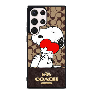COACH NEW YORK SNOOPY Samsung Galaxy S23 Ultra Case Cover COACH NEW YORK SNOOPY Samsung Galaxy S23 Ultra Case Cover