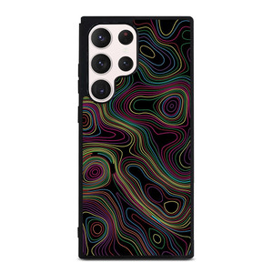 COLORFUL ABSTRACT LINES Samsung Galaxy S23 Ultra Case Cover
