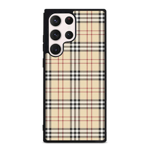 CREAM TARTAN PATTERN Samsung Galaxy S23 Ultra Case Cover CREAM TARTAN PATTERN Samsung Galaxy S23 Ultra Case Cover