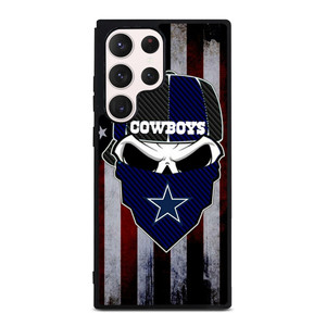 DALLAS COWBOYS SKULL USA FLAG Samsung Galaxy S23 Ultra Case Cover