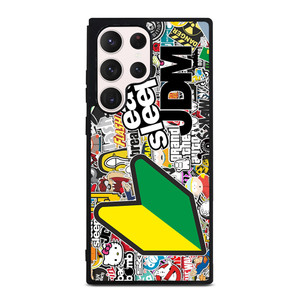 EAT SLEEP JDM STICKER BOMB Samsung Galaxy S23 Ultra Case Cover EAT SLEEP JDM STICKER BOMB Samsung Galaxy S23 Ultra Case Cover
