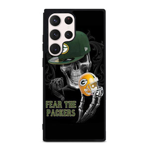 GREEN BAY PACKERS SKULL Samsung Galaxy S23 Ultra Case Cover