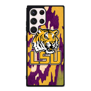 LSU TIGERS FOOTBALL HALFTONE Samsung Galaxy S23 Ultra Case Cover LSU TIGERS FOOTBALL HALFTONE Samsung Galaxy S23 Ultra Case Cover