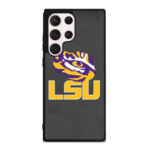 LSU TIGERS LEATHER LOGO Samsung Galaxy S23 Ultra Case Cover