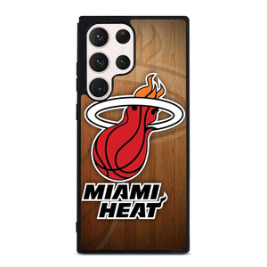 MIAMI HEAT WOODEN LOGO NBA Samsung Galaxy S23 Ultra Case Cover