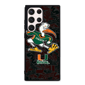 MIAMI HURRICANES UM FOOTBALL Samsung Galaxy S23 Ultra Case Cover MIAMI HURRICANES UM FOOTBALL Samsung Galaxy S23 Ultra Case Cover