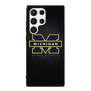 MICHIGAN WOLVERINES METAL LOGO Samsung Galaxy S23 Ultra Case Cover