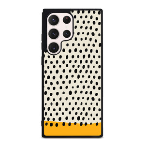 MUSTARD POLKADOTS PATTERN Samsung Galaxy S23 Ultra Case Cover