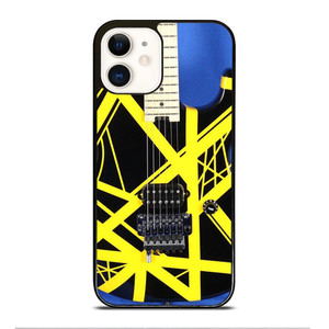 EDDIE VAN HALEN GUITAR YELLOW iPhone 12 Case Cover