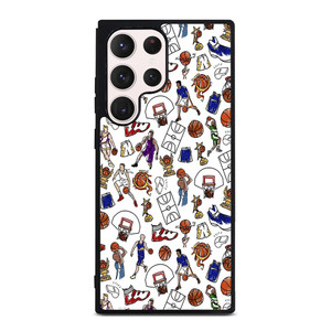 PLAYFUL BASKETBALL DOODLE ART Samsung Galaxy S23 Ultra Case Cover