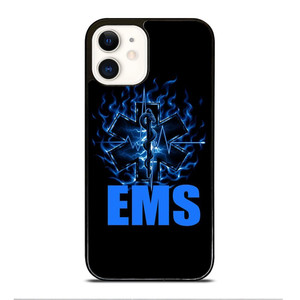 EMT EMS MEDICAL SYMBOL iPhone 12 Case Cover EMT EMS MEDICAL SYMBOL iPhone 12 Case Cover