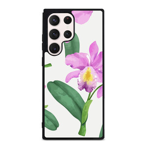 PURPLE ORCHID FLOWER PAINTING Samsung Galaxy S23 Ultra Case Cover