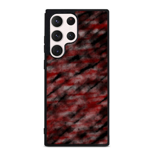 RED BLACK TIE DYE PATTERN Samsung Galaxy S23 Ultra Case Cover