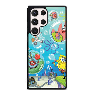 SPONGEBOB AND FRIENDS BUBBLES Samsung Galaxy S23 Ultra Case Cover