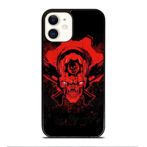 GEARS OF WAR SKULL LOGO iPhone 12 Case Cover GEARS OF WAR SKULL LOGO iPhone 12 Case Cover