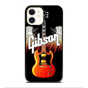 GIBSON GUITAR WINGS LOGO iPhone 12 Case Cover GIBSON GUITAR WINGS LOGO iPhone 12 Case Cover
