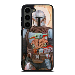 BABY YODA AND THE MANDALORIAN STAR WARS Samsung Galaxy S23 Plus Case Cover BABY YODA AND THE MANDALORIAN STAR WARS Samsung Galaxy S23 Plus Case Cover