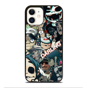 GORILLAZ 2D COLLAGE iPhone 12 Case Cover GORILLAZ 2D COLLAGE iPhone 12 Case Cover