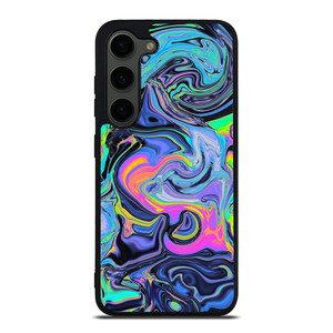 BLUE LIQUID CHROME Samsung Galaxy S23 Plus Case Cover