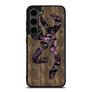 CAMO BROWNING PINK WOOD Samsung Galaxy S23 Plus Case Cover CAMO BROWNING PINK WOOD Samsung Galaxy S23 Plus Case Cover