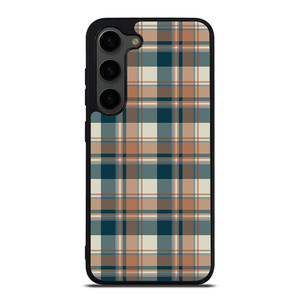 CHECK CLASSIC DARK PLAID FABRIC TEXTURES Samsung Galaxy S23 Plus Case Cover CHECK CLASSIC DARK PLAID FABRIC TEXTURES Samsung Galaxy S23 Plus Case Cover